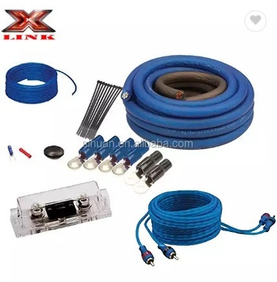 2000W-4000W 4 Gauge CCA Wire Amp Kit مرد به مرد راننده برای نصب صوتی ماشین