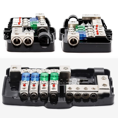 0 awg 12V Multi-functional Mini ANL Fuse Box توزیع بلوک برای وسایل نقلیه