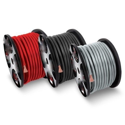 0gauge OFC Car Audio Power Wire هر رنگی مواد هدایت کننده آلومینیومی مس پوشانده
