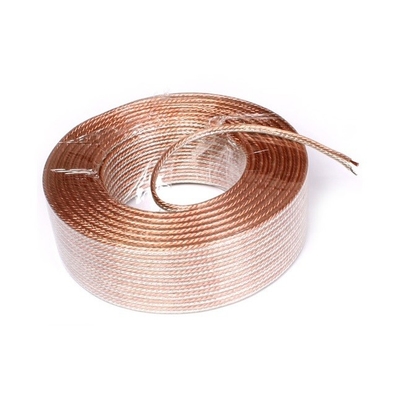 14 12 16AWG OFC Bare Copper High End خانه تئاتر آدیو اسپیکر کابل با ژاکت نرم PVC