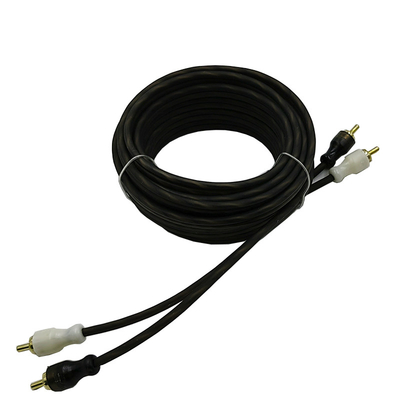 عایق نارنجی 5.2 متر 17 فوت کابل RCA خم شده AV برای صوتی ماشین انعطاف پذیر