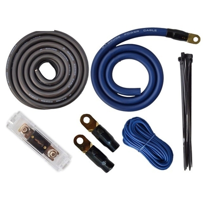 12 ولت ولتاژ ثابت OFC مس 4 گج آمپلرهای صوتی خودرو و زیرنویس های نصب کیت سیم کشی با ژاکت PVC