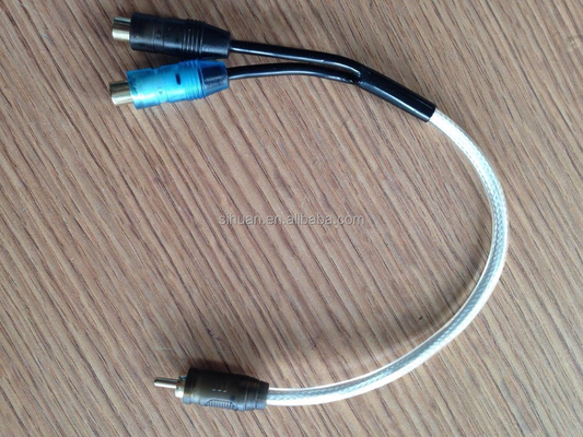 PVC Jacket RCA Cable AV برای صدای ماشین و آمپر صدای خانه