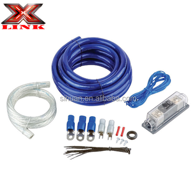 0 2 4 8 گج Sub Car Audio Amplifier کیت سیم کشی 1500 2500 3000 وات با مواد