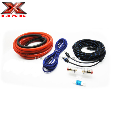 کلاه نرم PVC 2000 وات کیت سیم کشی آمپر 0GA برای عملکرد صوتی
