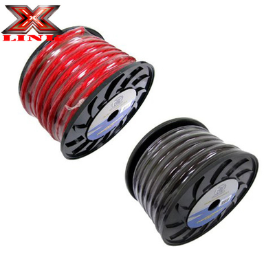 کابل های حرفه ای صوتی و ویدیویی 0/2/4/8GA CCA Amp Power Wire Cable با سازگاری خودرو