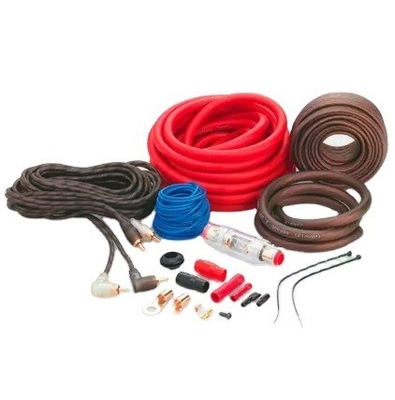 نمونه 0 4 8 10 AWG Gauge GA Car Audio Amplifier کیت سیم کشی کابل برق سیم بلندگو کیت های بزرگ 3