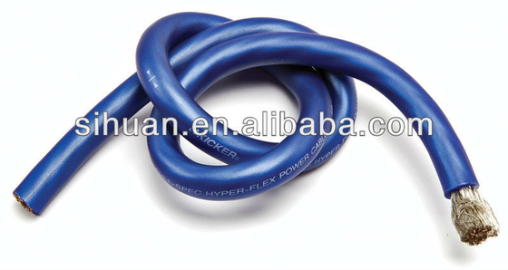 ژاکت PVC OFC CCA 2/0awg 1/0awg 2awg 4awg کابل برق تقویت کننده صوتی خودرو با عایق PVC