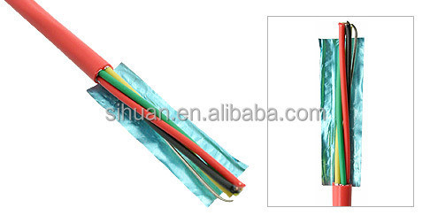 CCA 18 AWG 2/C فولدر جامد FPLR کابل هشدار آتش سوزی 1000 فوت محافظ هدایت کننده مس قرمز