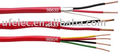کابل هشدار آتش با گواهینامه CE 2c 4c 6c 1.5mm2 2.5mm2 0.80mm سیم مس برهنه