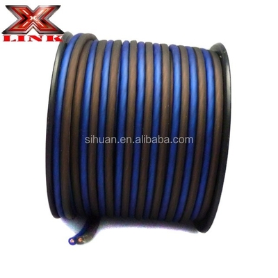 سیم بلندگو آدیو مس انعطاف پذیر 12ga OFC با ژاکت PVC نرم و کانکتور طلا