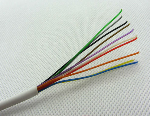 هادی مس برهنه 2c 4c 8c 12c 20c کابل هشدار آتش سوزی با عایق PVC