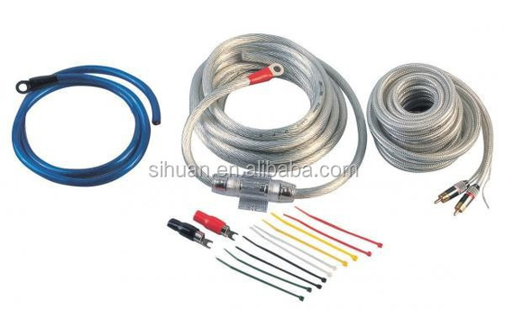 کیت سیم کشی تقویت کننده خودرو با مواد عایق PVC و CCA یا OFC