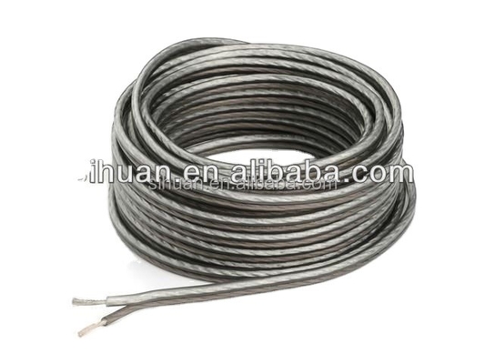 14 گج AWG آلبوم OFC مس بلندگو سیم برای ماشین خانه صوتی ژاکت PVC محافظت شده