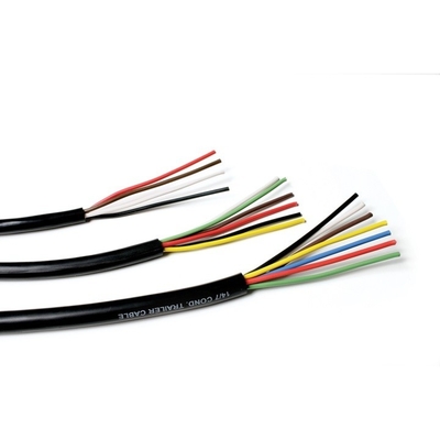 صنعتی 7 کابل تریلر هدایت کننده 10-12-14 AWG GPT نرم PVC ژاکت سیم های کد رنگ