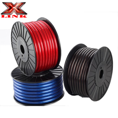 ژاکت PVC 4 AWG OFC سیم برق صوتی خودرو در هر رنگی مشخصات کامل ایالات متحده CEA-2015 سازگار