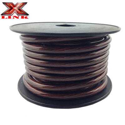 ژاکت PVC 4 AWG OFC سیم برق صوتی خودرو در هر رنگی مشخصات کامل ایالات متحده CEA-2015 سازگار