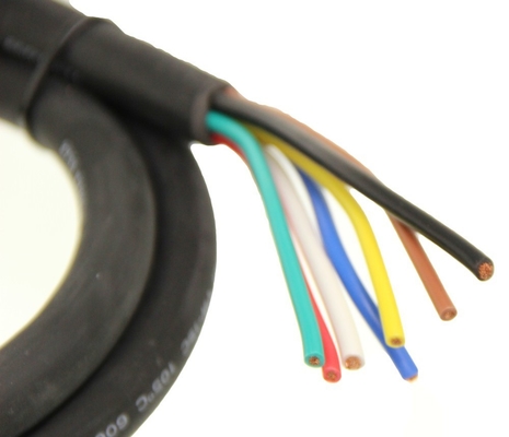 پی وی سی 7x14 گج Awg 100 کابل تریلر تراشه ای مس