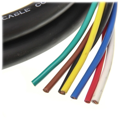 پی وی سی 7x14 گج Awg 100 کابل تریلر تراشه ای مس