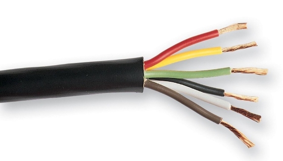 پی وی سی 7x14 گج Awg 100 کابل تریلر تراشه ای مس