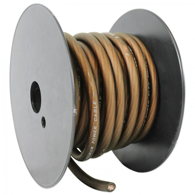 1/0 گج سایز زیاد سیم زمین قدرت قرمز با مواد عایق بندی PVC و تعداد هادی 1
