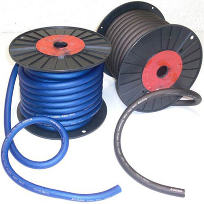 1/0 گج سایز زیاد سیم زمین قدرت قرمز با مواد عایق بندی PVC و تعداد هادی 1