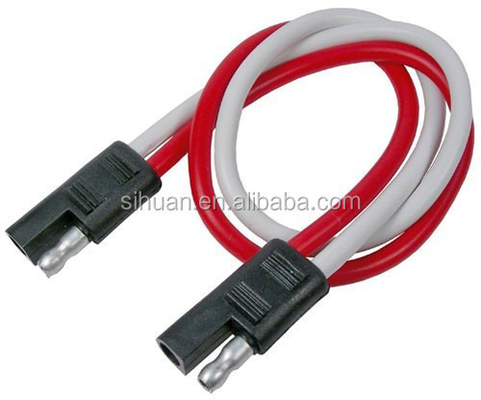 2.8X قطر بیرونی 4c 18AWG سیم تریلر بسته شده کابل با پلاگ هارد نرده مس