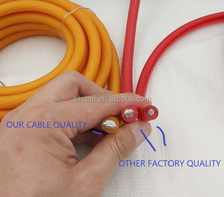 کابل برق تقویت کننده صوتی خودرو با ژاکت PVC دوامدار و هادی مس