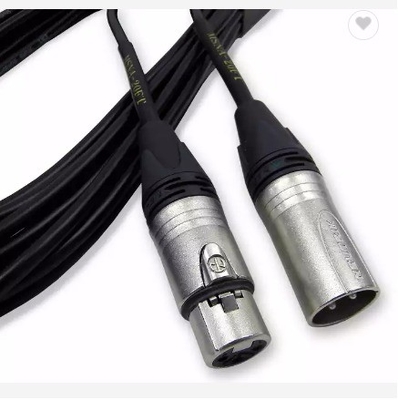 24AWG PVC عایق کشی XLR DMX کابل برای میکروفون ایستگاه رادیویی و سیستم های بلندگو