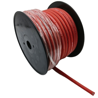 کابل برق صوتی خودرو 1/0 AWG GA Gauge جاکت PVC شفاف انعطاف پذیر برای زمین خودرو