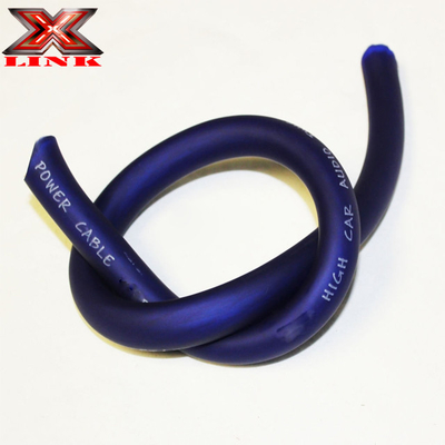 ژاکت نرم PVC فوق العاده نرم انعطاف پذیر یخ زده 0ga کابل برق آمپر ماشین سیم در هر رنگ