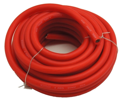 نرم PVC ژاکت آڈیو ماشین 2/0 گج / awg آمپر برق کابل زمین سیم 50mm 35mm 20mm 16mm