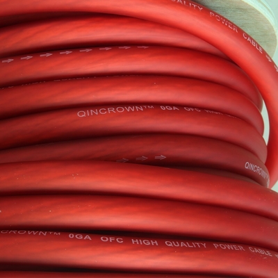 نرم PVC ژاکت آڈیو ماشین 2/0 گج / awg آمپر برق کابل زمین سیم 50mm 35mm 20mm 16mm