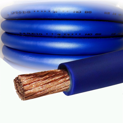 CCA Conductor Car Audio Ground Power Wire شفاف ژاکت PVC بالا انعطاف پذیر 4 اندازه AWG