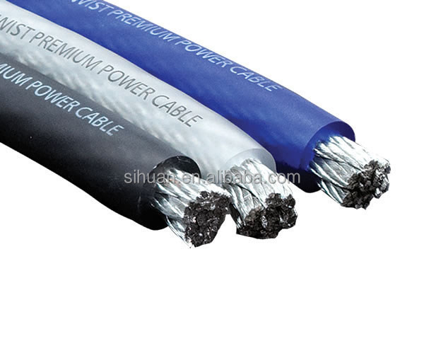 پنبه آب ضد آب OFC 4 AWG بزرگ 1/0 گج سیم برق صوتی خودرو برای عملکرد