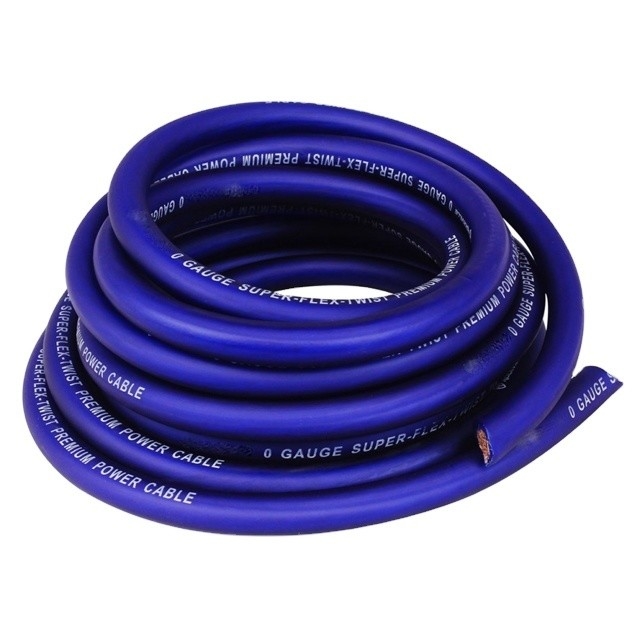 SAEJ 1128 Stinger True Gauge 1/0 AWG سیم برق صوتی ماشین OFC برای عملکرد