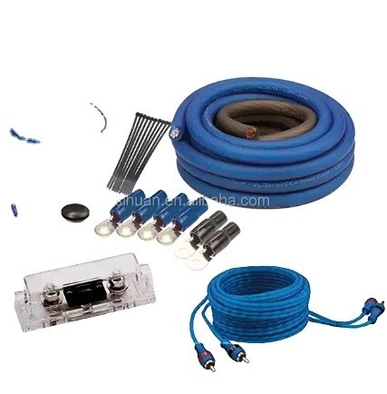 ارتقاء صدا ماشین خود را با Walmart 8AWG 4AWG 0AWG ماشین آمپر سیم کشی کیت RCA کانکتور