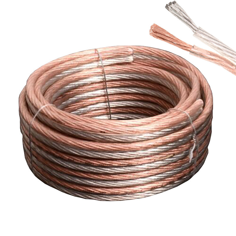150 فوت 12 Awg کابل بلندگو با پوشش ترکیبی سیم بلندگو سفارشی CCA