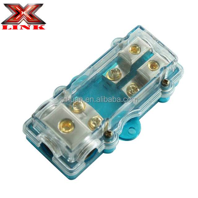 20A-300A AMP اتومبیل اتوماتیک DC شیشه ANL Maxi AGU مینی در خط فیوز نگهدارنده بلاک توزیع