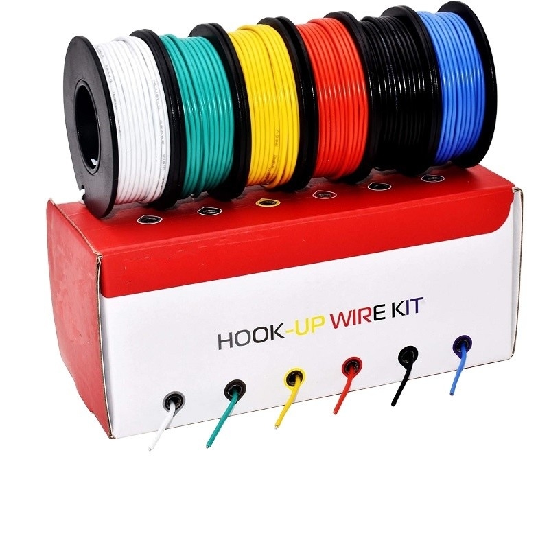 22AWG 1015 سیم اتصال مس 600V رشته EN5075-2014 UL 1007/1015 استاندارد