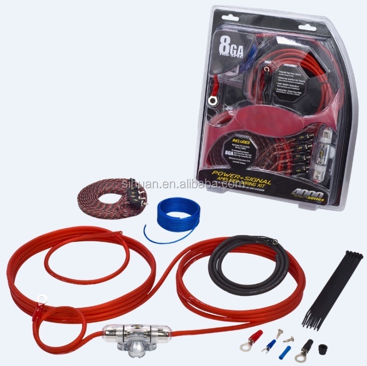 با اتصال طلایی و قطر بیرونی سفارشی، کیت سیم کشی صوتی ماشین 4gauge خود را بهینه کنید