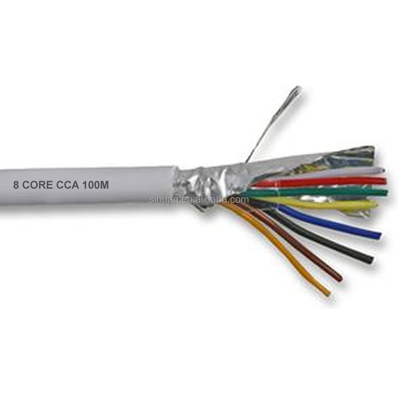 هادی مس برهنه 2c 4c 8c 12c 20c کابل هشدار آتش سوزی با عایق PVC