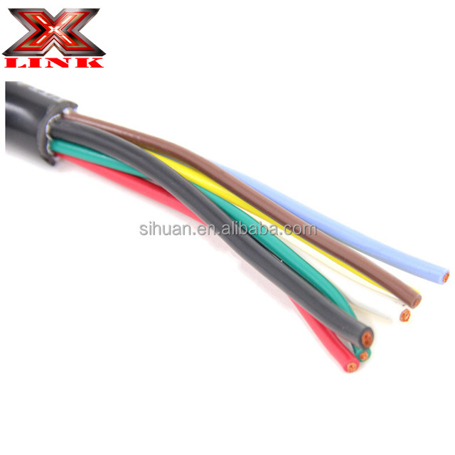 14 گج سیم انعطاف پذیر pvc فشرده کابل کم ولتاژ LED 10 12 14 16 18 گج