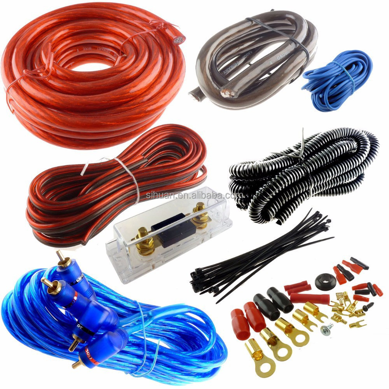کابل های RCA 100٪ OFC Copper برای کم ولتاژ خودرو