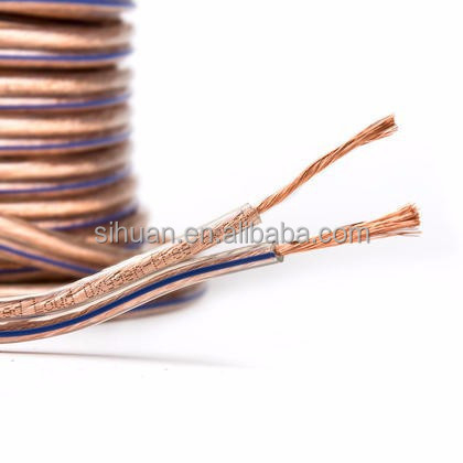 ژاکت PVC شفاف 14AWG سیم بلندگو انعطاف پذیر 200 فوت / 60.9 متر برای بلندگوها در خانه و ماشین