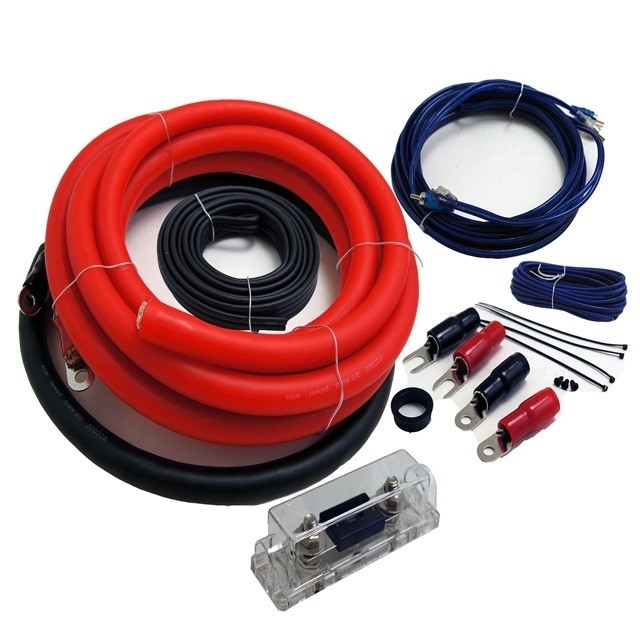 CCA/OFC 12V مشخصات استاندارد 4/8 گج انعطاف پذیر دستگاه امپیلر قدرت صوتی