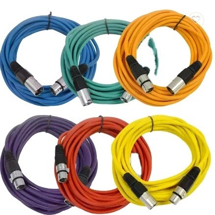 24AWG PVC عایق کشی XLR DMX کابل برای میکروفون ایستگاه رادیویی و سیستم های بلندگو