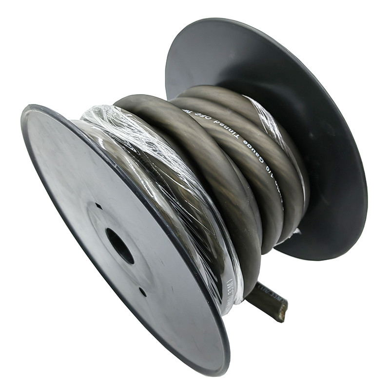 1/0 AWG Gauge Ga Car Audio باتری کابل برق سیم با ژاکت انعطاف پذیر PVC 20 * 20 * 16 سانتی متر
