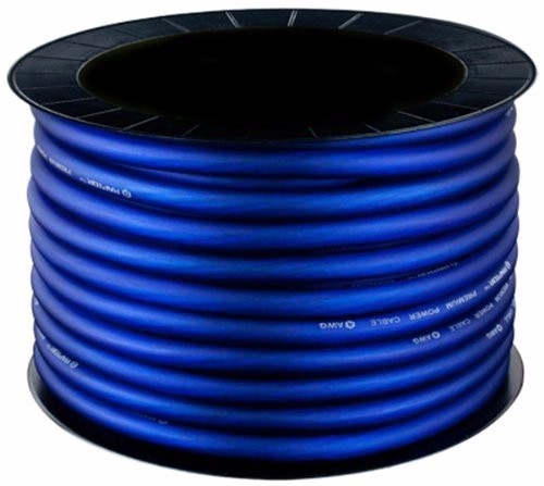 OFC Conductor باتری صوتی اتومبیل با اندازه 0 و اندازه 4 و اندازه 8 سیم برق با عایق PVC